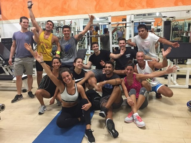 Palestra Fitness club Rimini-Sala pesi sempre presenti!!!